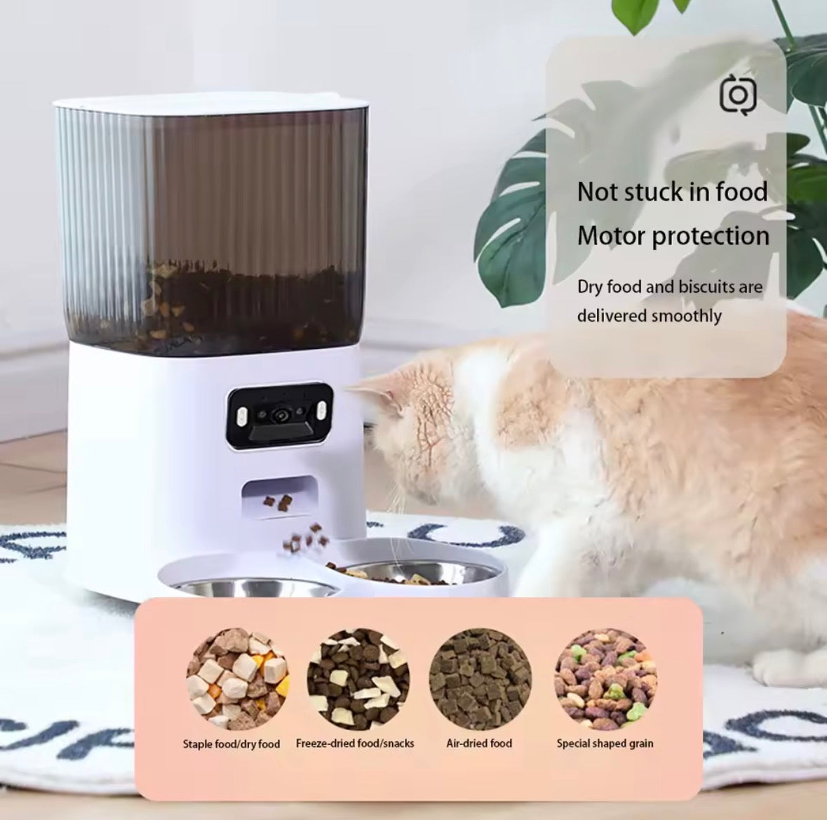 SmartPaw Automatic Pet Feeder with Camera